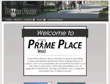 Tablet Screenshot of myprimeplace.com